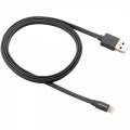 CANYON Charge Sync MFI flat cable USB to lightning 1m 0.28mm Dark gray CNS-MFIC2DG