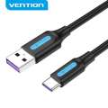 Vention USB 3.1 Type-C  USB 2.0 AM 2.0M Black 5A Fast Charge CORBH